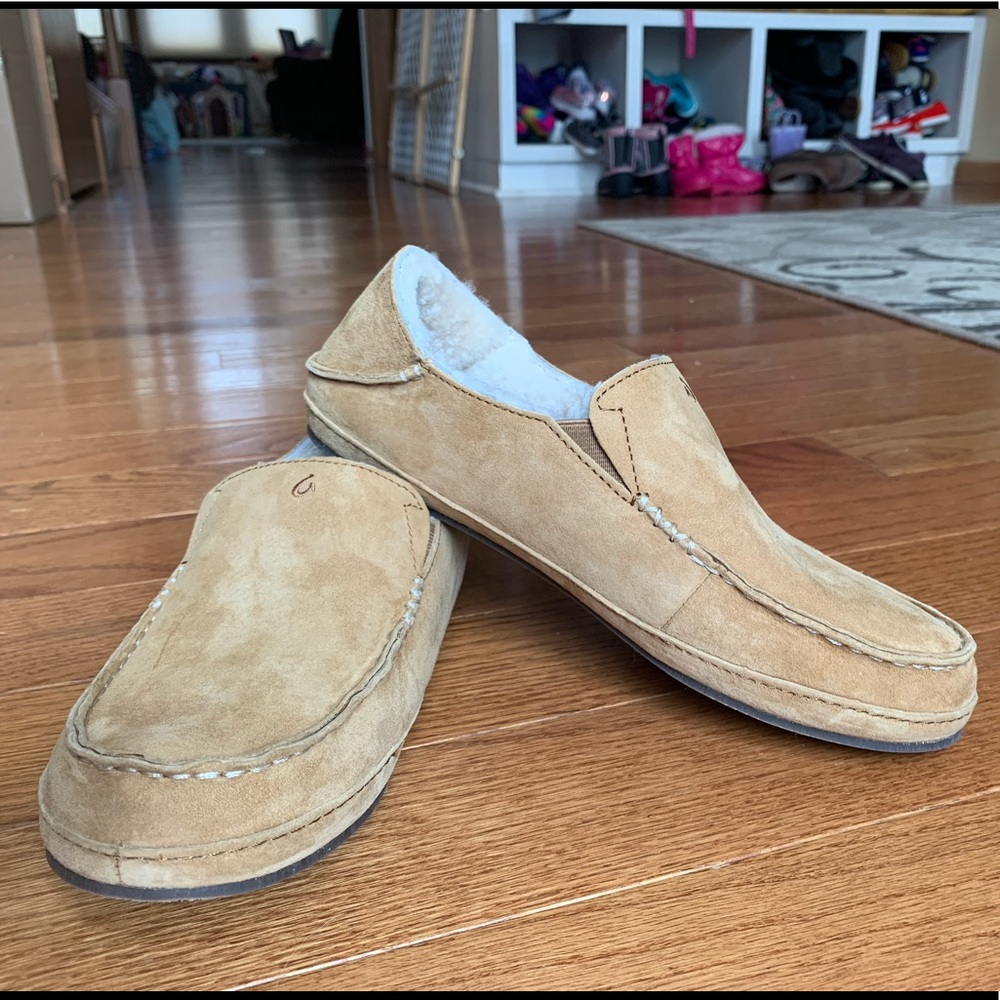Women’s Olukai Nohea slipper in Tobacco Size 8 EUC